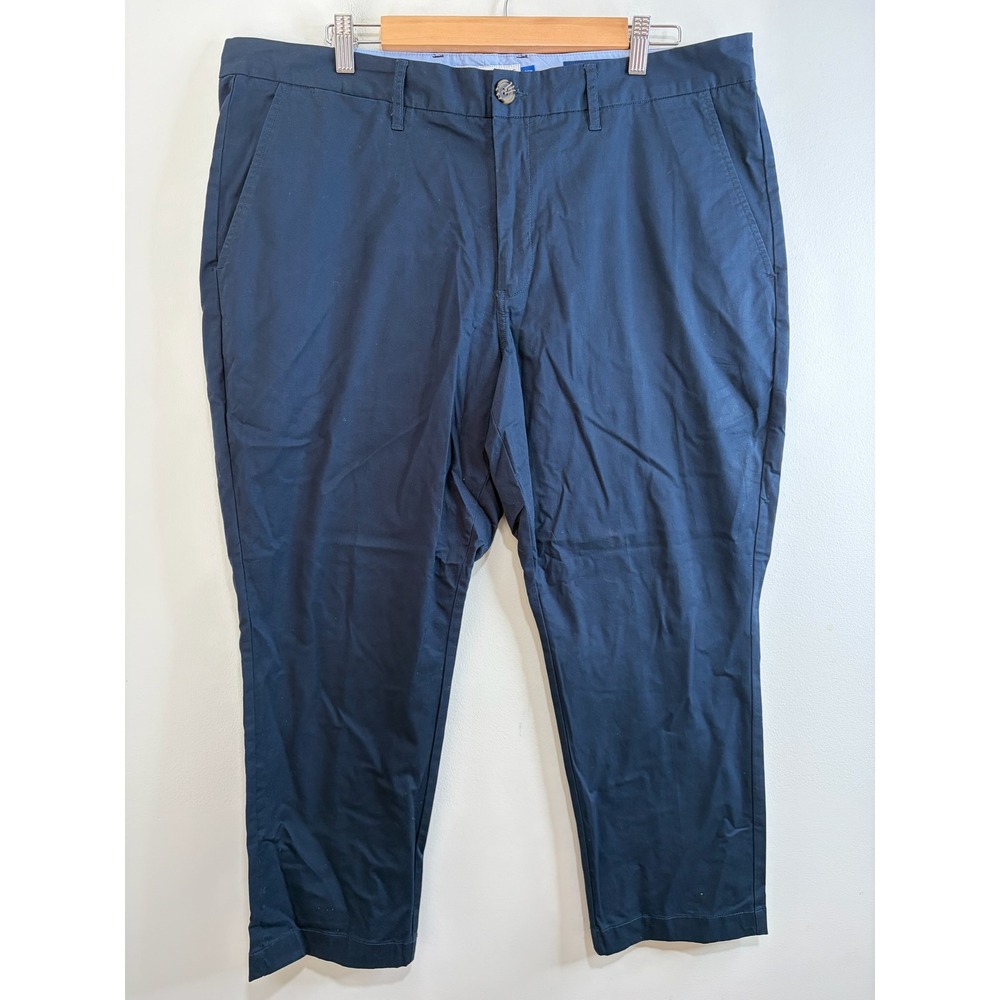 Peter Manning New York Mens 38x25 Navy Lightweight Stretch Chino Standard Fit